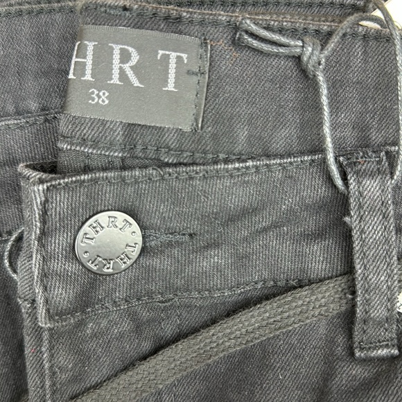 THRT DENIM ULTRA BLACK DENIM (BLACK) SKINNY JEANS - Picture 3 of 3